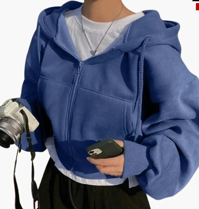 Zip-up hoodie