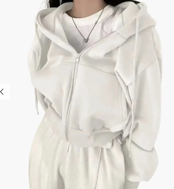 Women's Hoodie Sweatshirt with Zipper