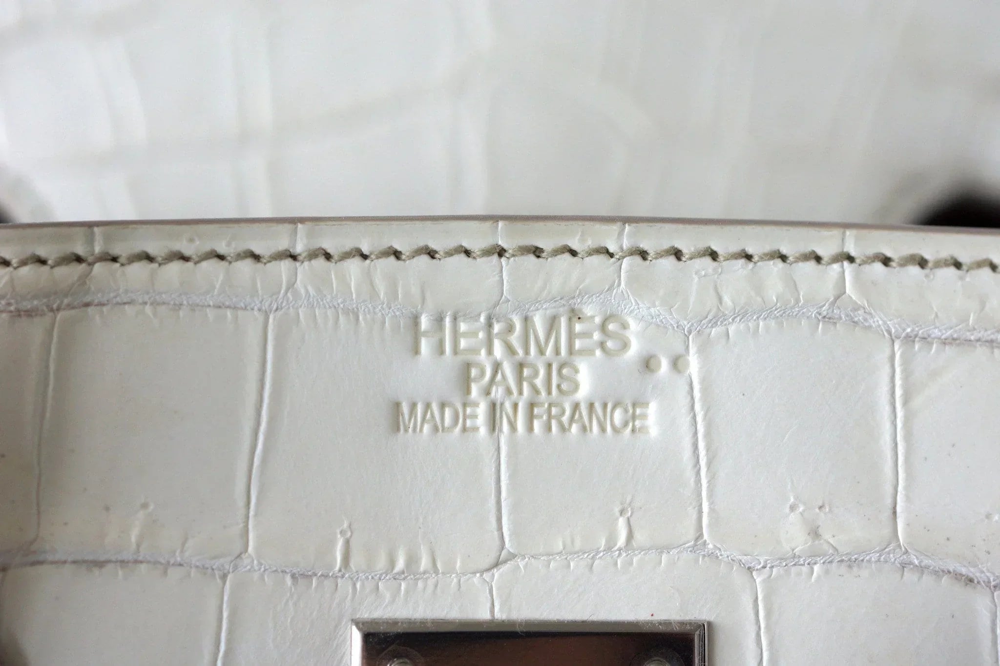 Birkin 35 Bag Blanc Himalaya Exquisite Skin Limited Edition