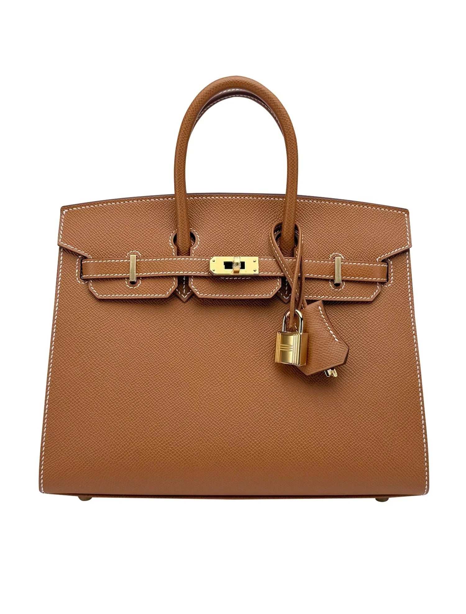 Birkin Gold Tan Togo Leather 25cm Togo calfskin leather Gold accessories